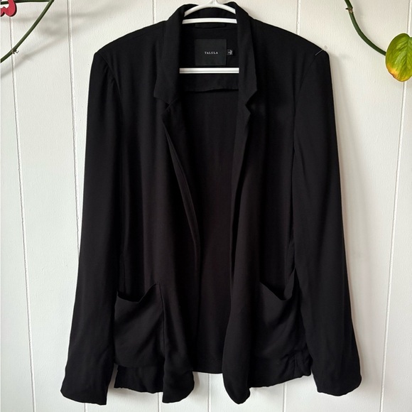 Talula Kent Black Blazer Open Front | Size 4 - Picture 2 of 6